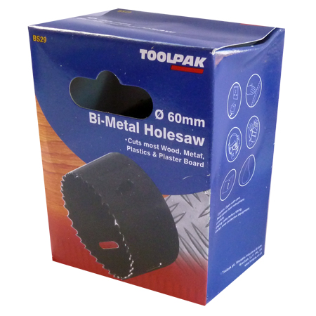 Holesaw Bi- Metal 60mm Toolpak 